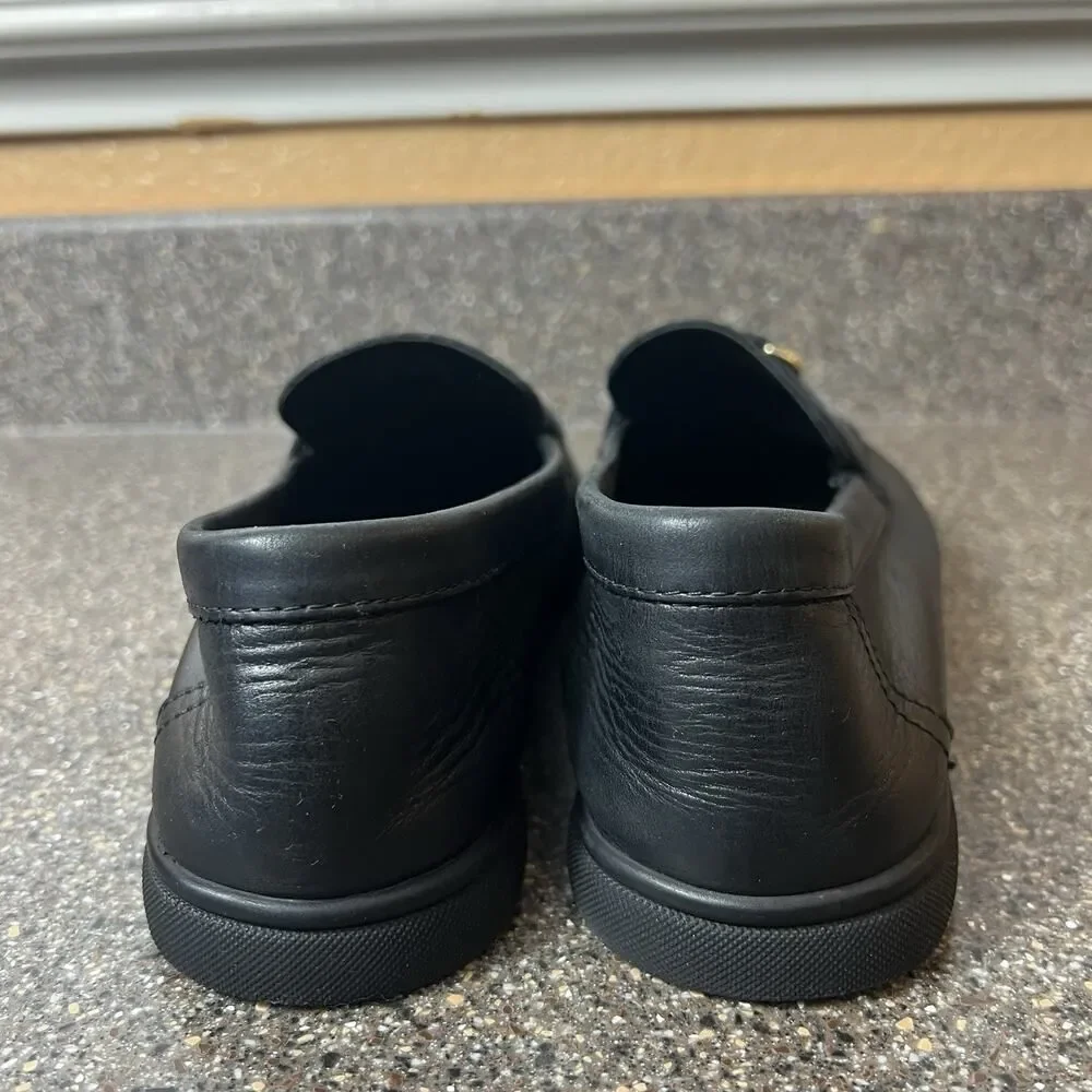 Aldo Pillow Walk Comfort Casual Shoes Black Leather Womens Size 10 Slip On Flats